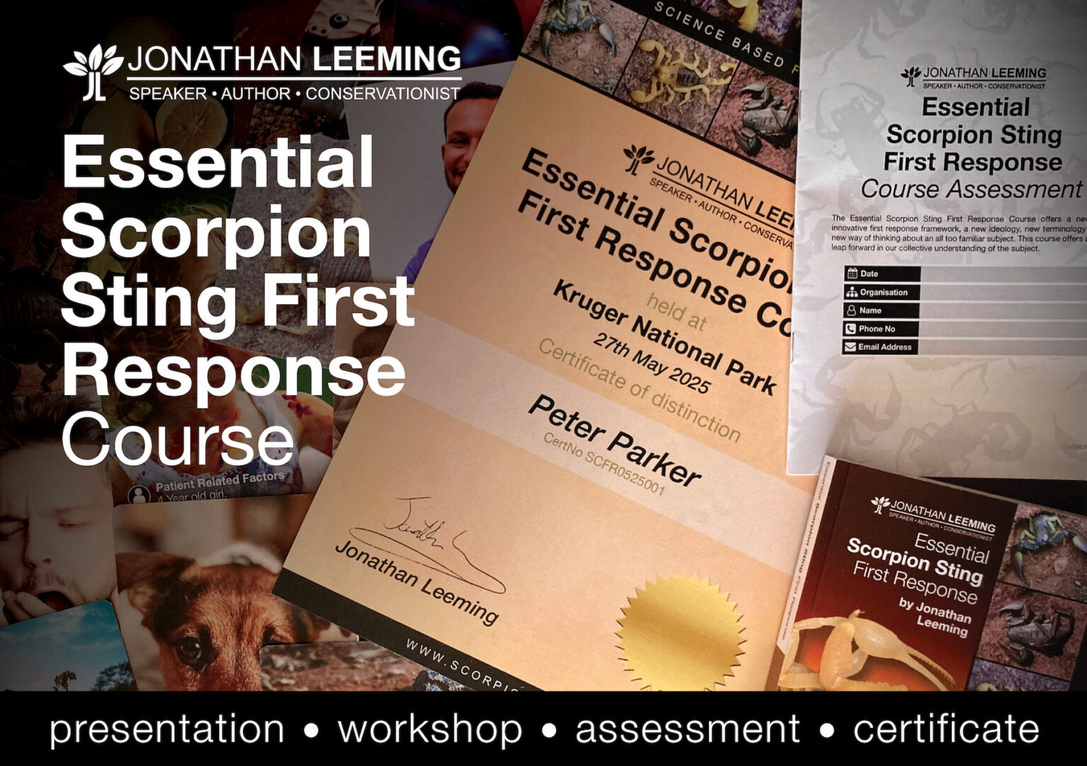 Essential Scorpion Sting First Response Course Facilitated By Jonathan