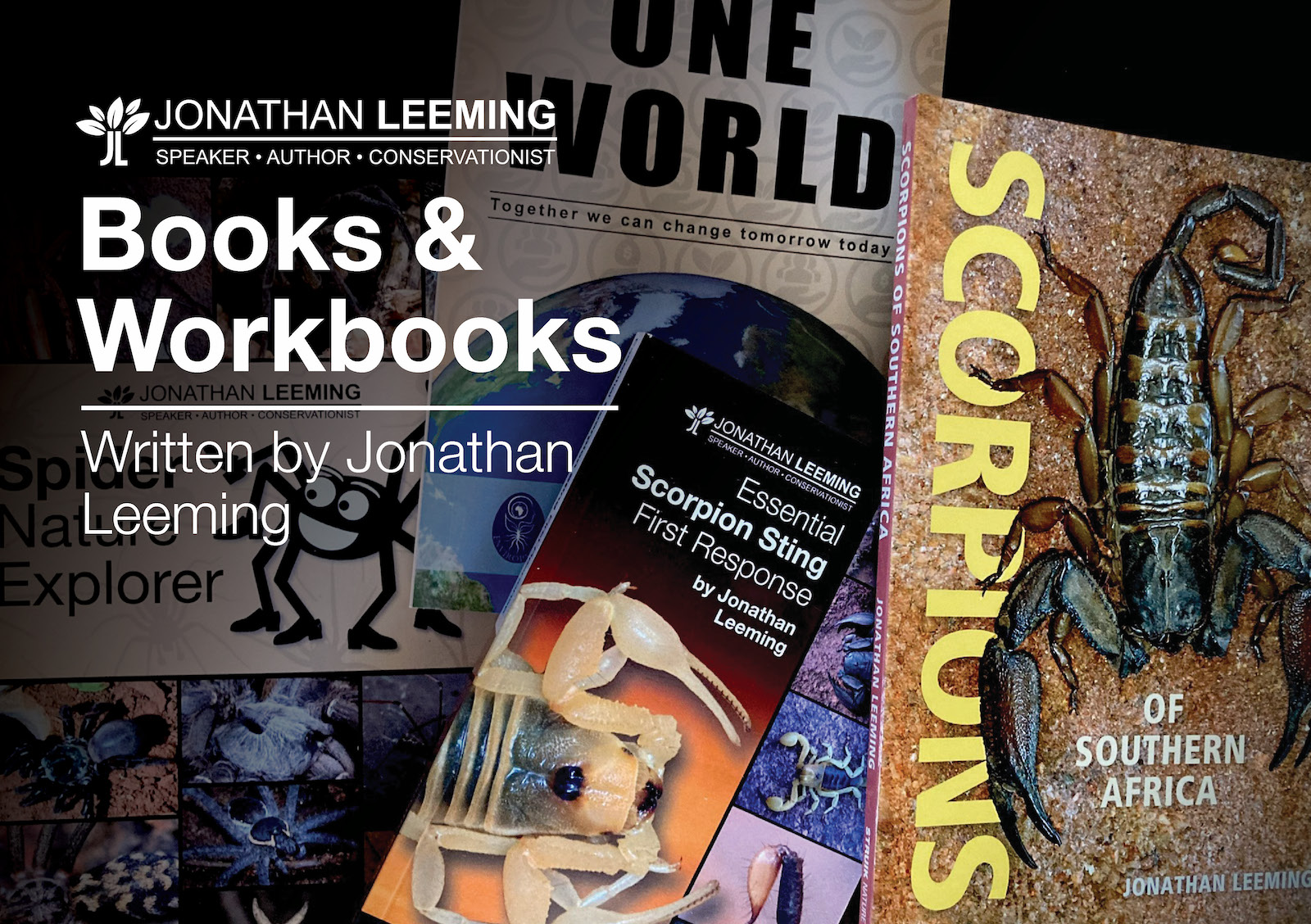 Scorpion Sting & Conservation books and workbooks